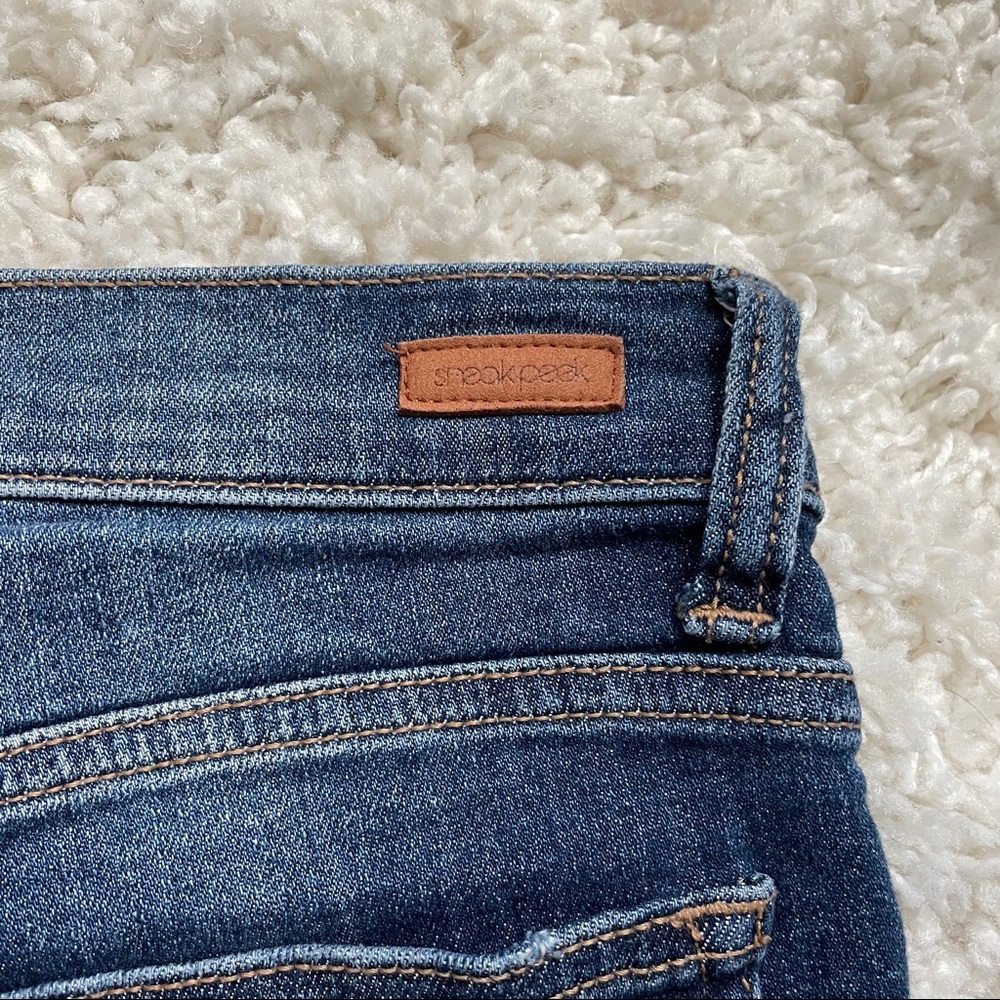 Mid Rise Jean Shorts - Picture 7 of 8